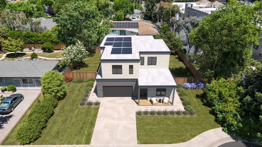This striking new construction home blends contemporary design and intelligent living.  From the streamlined architecture to the smart, efficient systems inside: room by-room climate control, customizable LED lighting, solar panels, and Tesla Powerwall for backup energy, each feature has been thoughtfully considered and curated. The home has a beautifully designed kitchen with a generous island, complete with space for seating, built-in wine fridge, and easy flow to the open concept living and dining areas. Just off the garage, a smartly placed flex space functions perfectly as a coffee bar, or pantry.  Upstairs, a  bonus loft offers flexibility for a media lounge, home office space, or play area. Tucked on a quiet cul-de-sac just minutes from downtown Willow Glen, this home offers access to one of San Joses most beloved neighborhoods.  Willow Glen is known for its tree-lined streets, cafes, indie boutiques, irresistible charm, and outdoor access. From weekend farmers markets to festive street fairs, the community is alive with activity year-round - making it the perfect backdrop for a vibrant lifestyle.  Modern comfort and enduring reliability converge in one exceptional home.
