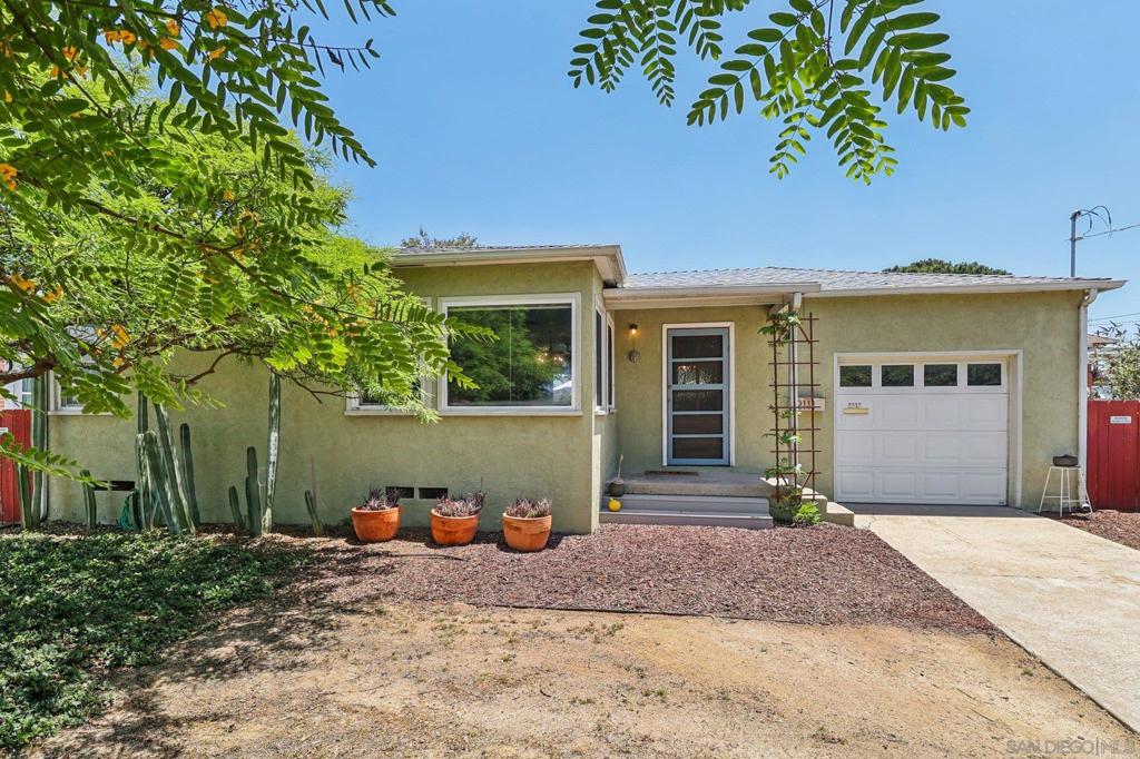 Come see 2111 O Avenue — a delightful 2-bedroom, 1-bath home located on a sprawling 6,600 sq ft lot in the heart of National City. This well-maintained & updated home offers an open, bright floor plan featuring updated kitchen, newer windows, designer lighting & finishes, original hardwood floors, and custom blinds throughout. Enjoy a spacious living room, a generously sized kitchen and dining area, and two comfortable bedrooms. The updated kitchen includes gorgeous butcher block counters, a gas stove, refrigerator, dishwasher, and plenty of prep space. French doors open to the fully fenced backyard provide a private outdoor retreat with endless potential for entertaining, gardening, or future expansion. With its level topography, RS-2 zoning, and central location, this home offers both comfort and opportunity. Conveniently located near shopping, dining, and freeways, this home is mere minutes from downtown San Diego. This is a fantastic opportunity for first-time buyers, investors, or anyone looking to own in a growing community. Eligible for FHA, VA, and conventional financing. Don’t miss this one!