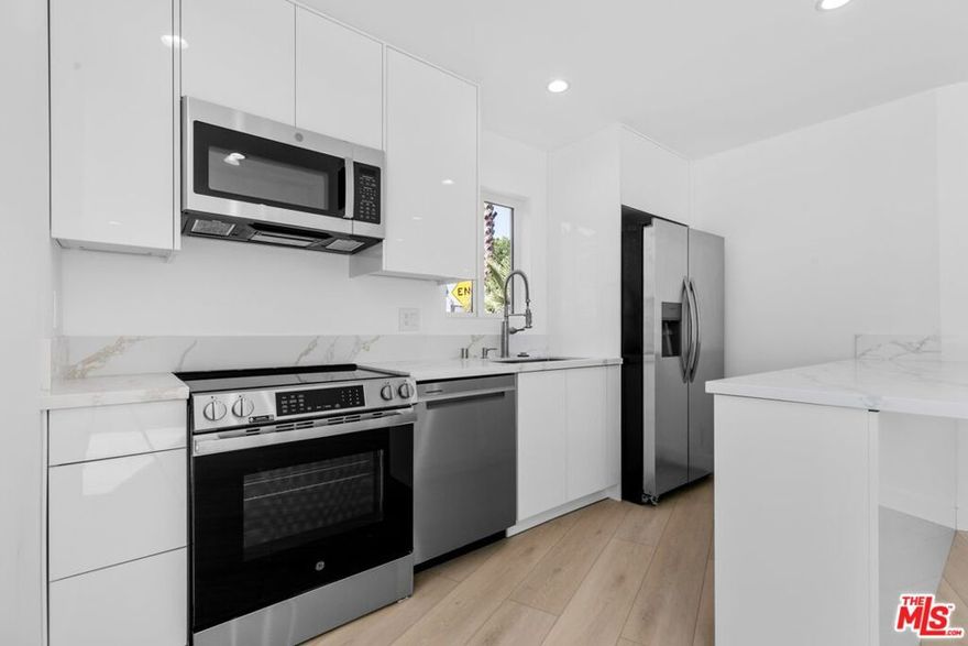 Be the first to live in this brand-new 3-bedroom, 2-bathroom (Ground floor unit) located in a peaceful residential neighborhood of Tujunga. This beautifully constructed unit features recessed lighting, laminate flooring, quartz countertops, and sleek stainless steel appliances throughout. With a stackable laundry hookup, modern design, and high-quality finishes, this home offers both style and convenience. Enjoy stunning mountain views in a quiet setting, while benefiting from solar power, keeping your electric bill to a minimum. This unit also comes with great size patio/outdoor space with vinyl fence all around providing full privacy. It also has a sliding gate so you can bring in bulky items, motorcycle, jet ski or even a car. Tenant only pays electricity. A rare opportunity to enjoy new construction in a serene, scenic location!
