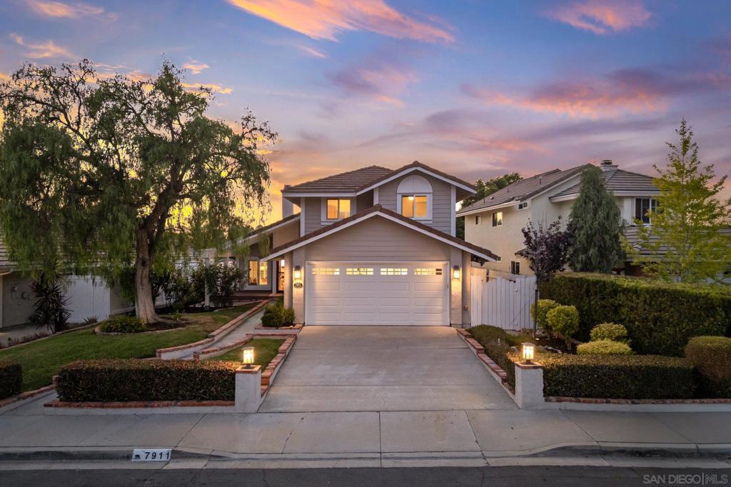 Discover the perfect blend of comfort, style, & convenience in this impeccably maintained 3-bedroom, 2.5-bathroom home at 7911 Calle Posada. Nestled in Carlsbad, one of Southern California's most desirable communities, this residence welcomes you with warmth & charm from the moment you arrive. Step onto the inviting front porch deck, framed by a mature rose garden, & into a home thoughtfully designed for modern living. At its heart, the welcoming family room, complete with a cozy fireplace, offers the perfect space to gather & unwind. The bright kitchen, featuring a breakfast bar for casual meals, opens to a versatile flex space—ideal for a home office, lounge, or play area. A dedicated dining area sets the stage for memorable gatherings. The spacious primary suite is a true retreat, offering an oversized private balcony with breathtaking sunset views. Whether you’re starting your day with coffee or unwinding in the evening, this serene spot is sure to delight. Outside, your paradise awaits. The backyard is perfect for entertaining, with an alfresco dining area, mature fruit trees, lush landscaping, and raised garden beds for the home gardener. Solar panels enhance energy efficiency, while the 2-car garage provides ample parking. Location is everything, & this home delivers. You’re just a short walk from top-rated schools, with a community pool just around the corner. Plus, enjoy easy access to shopping, dining, freeways, & Southern California’s iconic beaches. Don’t miss the chance to make this exceptional property your own and enjoy the best of Carlsbad living.