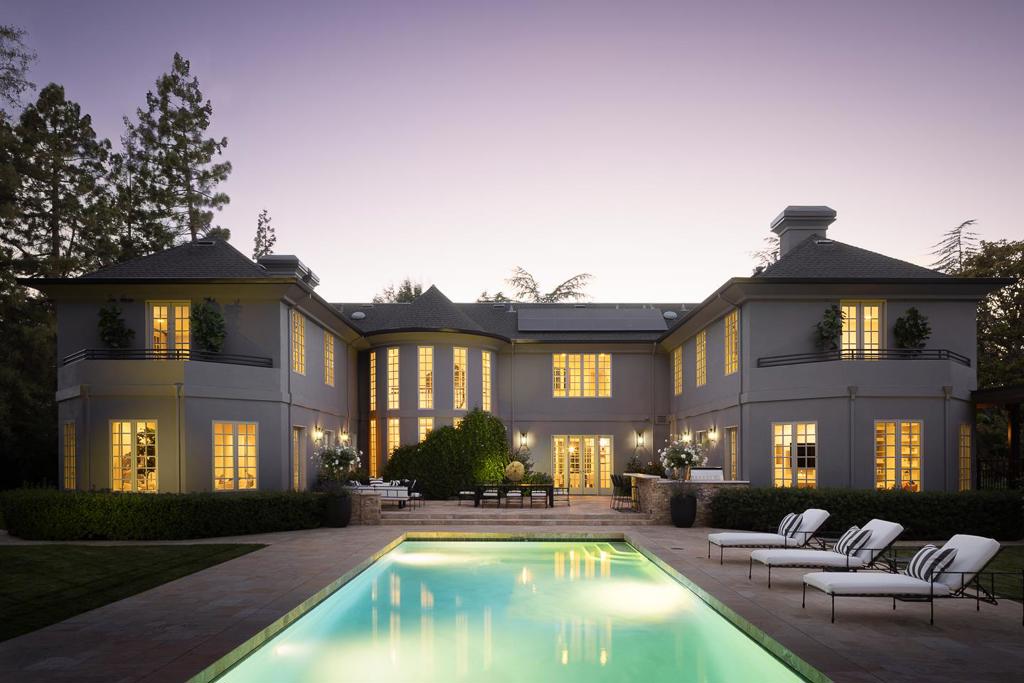 Located on one of the most sought-after blocks in Lindenwood, this sophisticated estate seamlessly blends classic and contemporary architectural elements. Grand scale formal rooms provide a perfect backdrop for entertaining, with many featuring French doors leading to a vast central terrace with outdoor kitchen. The homes heart lies in its open-concept kitchen and family room, which is accented by a box-beam coffered ceiling and features superb appointments including a Calacatta marble island and top appliances. All bedrooms are en suite, including the sensational primary bedroom with three walk-in closets, balcony, gym, and sublime bathroom finished with Carrara and Thassos marble. Other rooms include an entryway with 23-foot-high ceiling, executive office, den, craft and laundry room, and wine storage. The verdant grounds of just under one acre host a sweeping lawn, pool, spa, and firepit, as well as a separate guest house with kitchen, two full bathrooms, and a three-car garage.