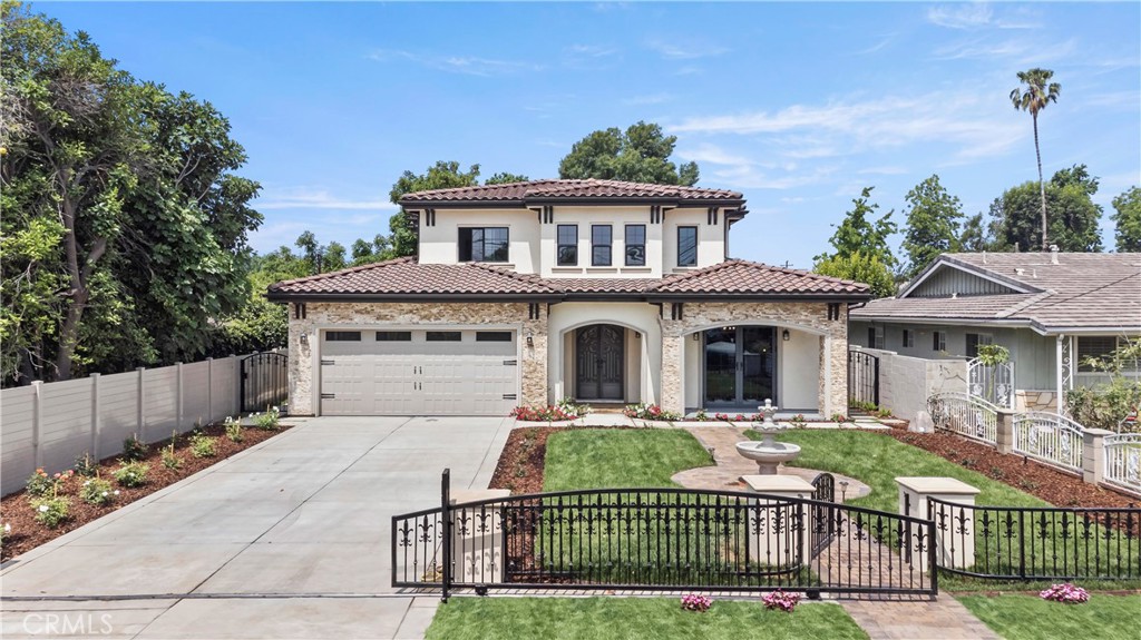NEW CONSTRUCTION!!! Stunning brand new 2-story custom home in the prestigious Arcadia Unified School District and just minutes from The Shops at Santa Anita Mall, featuring 4 bedrooms including 2 master suites, a convertible office (optional 5th bedroom), and 5.5 luxurious bathrooms. Designed for modern living with an open floor plan, 12’ folding glass doors, marble entry and baths, and engineered oak hardwood flooring. Gourmet kitchen with Sub-Zero fridge, 48” Hestan range, WOK kitchen, 3 islands (1 movable), and dual pantries. Premium upgrades include 8’ solid core doors, Kohler toilets, and chandelier fans. Indoor-outdoor living at its finest with a sunken firepit, California room, and BBQ-ready courtyard. Oversized 23’x23’ garage with 18’ wide door, dual EV chargers and raised laundry area. Experience exceptional style and comfort—ready for move-in!
Virtual tour: https://my.matterport.com/show/?m=S48mZBKfDKn