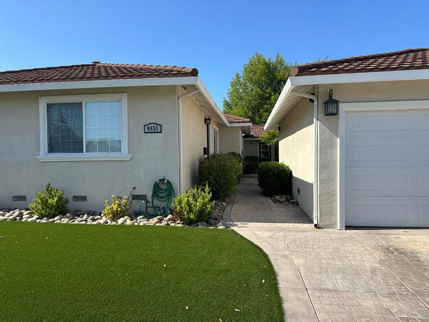 Welcome home to this beautifully remodeled 2-bedroom, 1-bath residence that feels like your own single-family homeno shared walls, just space, privacy, and comfort. Ideal location, just steps from Paseo de Saratoga Shopping Center and Westgate Mall, where dining, groceries, coffee shops, movies, and weekend errands are all within a short stroll. Quick access to highways 85, 17, and 280 makes commuting a breeze.  Inside, the open and airy living room is highlighted by recessed lighting and hardwood flooring throughout, setting the stage for both quiet evenings and gatherings. The newly remodeled kitchen offers new appliances, sleek cabinetry, under-cabinet lighting, and a dining area that flows seamlessly to the outdoors. Sliding doors from the kitchen and back bedroom open directly to your very own, large, private full-size fenced backyardperfect for entertaining, gardening, or simply relaxing in the sunshine. The remodeled bathroom features modern finishes and a seamless glass shower, while both bedrooms provide generous space and storage.  Additional features include central A/C and heating, a 1-car garage with opener, laundry just steps away, and thoughtful storage throughout. Pets are welcome with deposit, and the home is available now with a one-year lease.