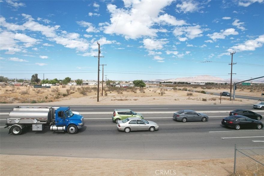 Prime Commercial Corner – 1.01 Acres at Palmdale Rd & Amethyst Rd, Victorville, CA - Zoned C-2 (Commercial); Signalized Intersection with High Visibility; Adjacent Parcels Available for Assemblage

This 1.01-acre vacant land offers a rare opportunity to acquire a prime commercial corner at the high-traffic intersection of Palmdale Road and Amethyst Road in Victorville. With zoning for commercial use, the site is ideal for a variety of businesses seeking maximum visibility and accessibility.

Key Features: High Traffic Exposure: Situated at a signalized corner, ensuring optimal visibility and accessibility.  Strategic Location: Located in a rapidly developing area of Victorville, offering potential for future growth and increased foot traffic.  Adjacent Parcels Available: The two neighboring lots to the west are also for sale, presenting a unique opportunity for assemblage and larger-scale development.

Whether you're looking to establish a standalone business or develop a larger commercial complex, this property offers the flexibility and exposure needed for success.  Buyer to conduct their own due diligence with regard to land use, zoning, etc.