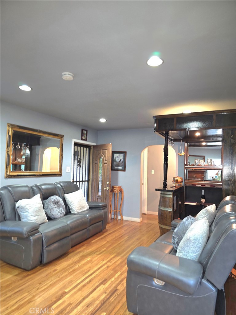 Welcome to this great Home with a lot of potential for extra income or you could accommodate an extended or multigenerational family. This beautiful property has a Main house with approx. 1600 sqf and 2 additional permitted ADU’s providing space enough for more than 3 families together while each can still enjoy their own privacy.
The main house has 5 bedrooms, 2 bathrooms, and spacious kitchen with beautiful wooden cabinetry. The other permitted ADU’s provide plenty of opportunity a savvy home buyer. The first ADU has a private entrance, 2 bedrooms, and 1 bathroom and a spacious kitchen. While the second unit in the back is a cozy studio with 500 sqft and its own a private bathroom. Enjoy a comfortable and fruitful outdoor living space with plenty of fruit trees and greenery.
This Home is nicely located with easy access to restaurants, shopping centers, grocery stores, transportation, close to freeways, etc. Conveniently, this property has plenty parking for up to 8 cars inside the property. Additionally the property has a new roof, a new electric panel, and a leased solar system to help tremendously with the Electric bill.
Do not miss this opportunity to own this beautiful home in the amazing location in Sylmar!!