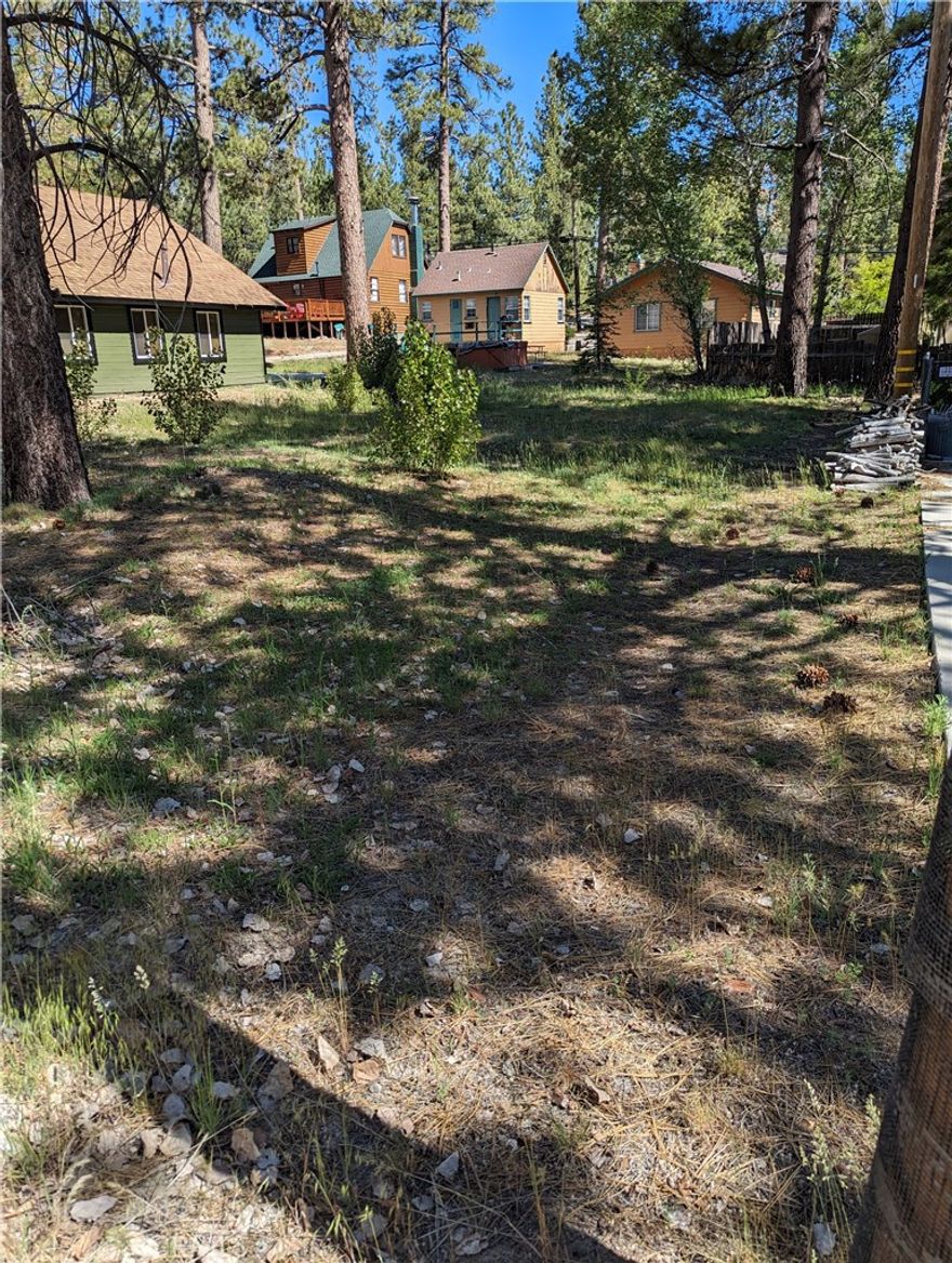 Opportunity to build your dream home in the city of Big Bear Lake! Let your imagination run wild as you design what that dream looks like on a lot that is approximately 5,750 sq ft. Located just south of Metcalf Bay, this lot is situated between two existing properties and east of Big Bear Lake Village.  Become part of this lake community and enjoy all that it has to offer!