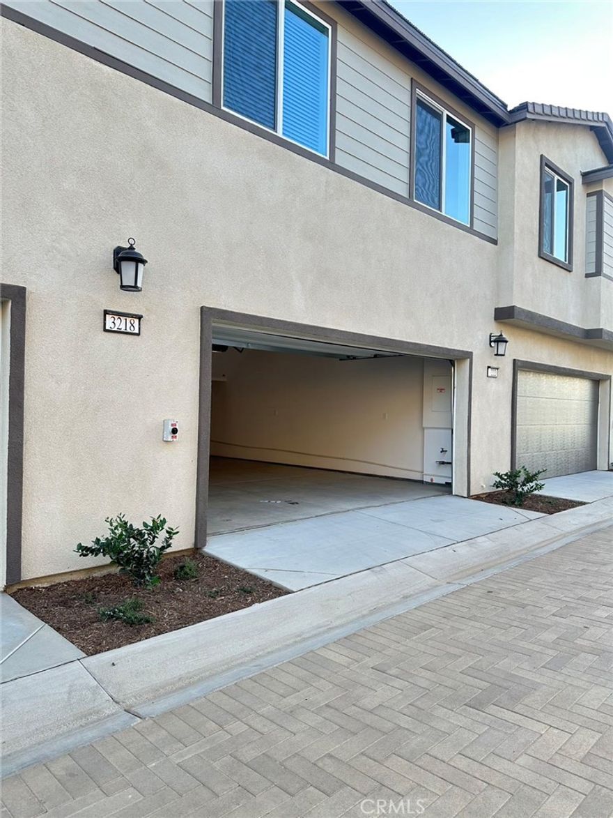 Brand new and awaiting its first residents, this pristine 3-bedroom, 2.5-bathroom condo in the upscale Cinono community offers a rare opportunity for modern and convenient living. Built in 2025, the home features a bright and modern kitchen with a center island, stainless-steel appliances, and white cabinetry, and includes brand-new refrigerator, washer, and dryer. The thoughtfully designed two-story layout places all bedrooms upstairs for optimal privacy, with the master suite boasting a large walk-in closet and a private bathroom. You can also enjoy your own front courtyard/patio and the convenience of a 2-car attached garage. Nestled within a peaceful and well-maintained community, the HOA provides top-notch resort-style amenities, including a swimming pool, spa, playground,  an outdoor fireplace, and a clubhouse. The location is unbeatable, situated right across from a shopping center for ultimate convenience. If you’re ready to make this beautiful and cozy house your home, contact me now to schedule a viewing