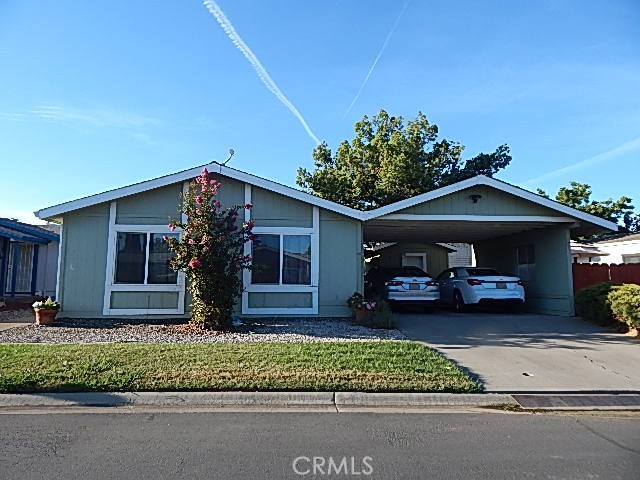 SENIORS - NEW LISTING IN WOODSON BRIDGE ESTATES - YOU WILL WANT TO TAKE A LOOK AT THIS ONE - IT IS A 1983 SILVERCREST/SUPREME - 1,248 SQ FT - 2 BEDROOM - 2 BATH - FENCED BACK YARD - STORAGE SHED - IT HAS A DOUBLE CAR CARPORT (THE ONLY DOUBLE CAR CARPORT IN THE PARK) - YOU CAN PARK A TOTAL OF 4 CARS- 2 UNDER THE COVER AND 2 ON THE PARKING PAD! THE LIVING ROOM HAS VAULTED CEILINGS - OPEN LIVING ROOM/DINING ROOM - NEW FRONT DUAL PANE WINDOWS - NEW DUAL PANE WINDOW IN MASTER BEDROOM - NEW MINI SPLIT SYSTEM IN LIVING ROOM AND MASTER BEDROOM FOR COOLING AND HEAT - ACCORDING TO THE SELLER THIS SYSTEM HAS 7 YEARS LEFT ON THE WARRANTY AND CAN BE TRANSFERED - ALSO THE SELLER MAINTAINS A HOME WARRANTY THAT CAN ALSO BE TRANSFERED IF DESIRED. THIS SENIOR PARK HAS BEEN DESCRIBED AS ONE OF THE NICEST PARKS IN TEHAMA COUNTY - COME TAKE A LOOK!
WAIT! THERE'S MORE: THERE ARE MANY COMMUNITY EVENTS THAT TAKE PLACE IN THE CLUB HOUSE, SUCH AS FRIDAY NIGHT POTLUCKS, BILLIARDS, CARD GAMES, ETC.
HOLIDAY GET TOGETHERS AND MUCH MORE. ALSO, THERE IS A POOL TO COOL OFF DURING THE HOT SUMMER DAYS AND A JACUZZI. BUYERS MUST BE APPROVED BY MANAGEMENT TO RENT IN THE PARK - PETS ARE WELCOME BUT LIMITED-CHECK WITH PARK MANAGER FOR DETAILS.
THIS PARK IS LOCATED NEXT TO AND ON THE HIGH SIDE OF THE SACRAMENTO RIVER - THEREFORE IT IS NOT IN A FLOOD ZONE.
CHECK IT OUT!