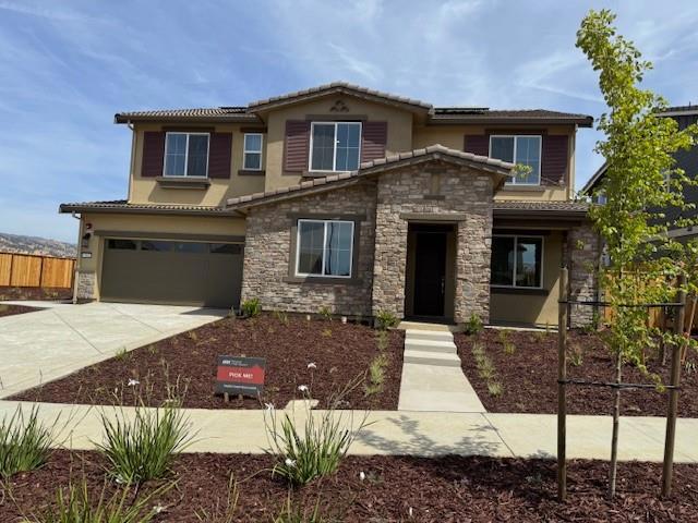New Construction - June Completion! Built by Taylor Morrison, America's Most Trusted Homebuilder. Thoughtful design meets modern comfort in this spacious two-story home. Step through the front porch into a classic foyer, where a flexible room awaits your personal touch perfect as a home gym, playroom, or creative space. Across the hall, you'll find a private bedroom and full bath, ideal for guests. Upstairs, a generous loft connects three secondary bedrooms one with a walk-in closet a shared bathroom, and a convenient laundry room. The serene primary suite features a spa-inspired bath and a spacious walk-in closet for the perfect retreat. Downstairs, the open-concept great room flows seamlessly into a casual dining area and gourmet kitchen with stainless steel appliances and a large island, ideal for gathering and entertaining. Structural Options Added Include: Bed 5 and Bath 3 and ADU at Tandem Garage. MLS#ML82005499