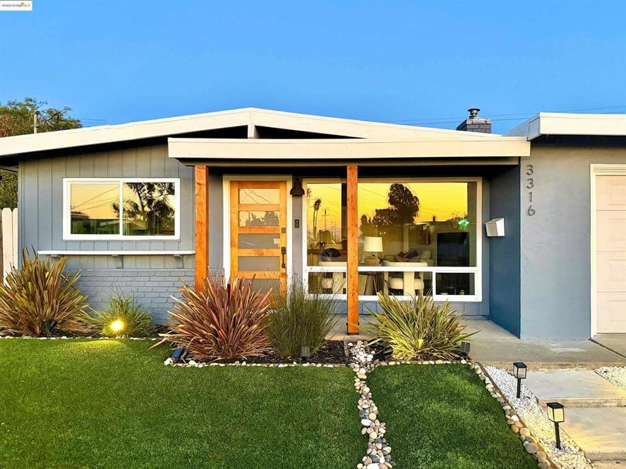 Perched atop a gentle hill in LeRoy Heights, this 3 bedroom 2 bath 1957 mid-century home combines timeless character with thoughtful updates. From the dining and living rooms, enjoy a glimpse of the Bay, a reminder of the home’s special location. Inside, you’ll find a bright and functional layout that has been nicely maintained and updated with solar and new windows for modern living. The versatile enclosed patio expands your options—ideal as a cozy den, home gym, or a casual “California room” to enjoy year-round living. Step outside, and the large lot offers even more: an elevated backyard terrace with sweeping views including Mt. Tamalpais and the Bay, perfect for relaxing at sunset or sharing with friends. With plenty of outdoor room for gardening, play, or gatherings, this home offers opportunities to create your own backyard retreat. Its central location makes daily life easy, with quick access to freeways, local shops, Richmond Country Club, Contra Costa College, and more.