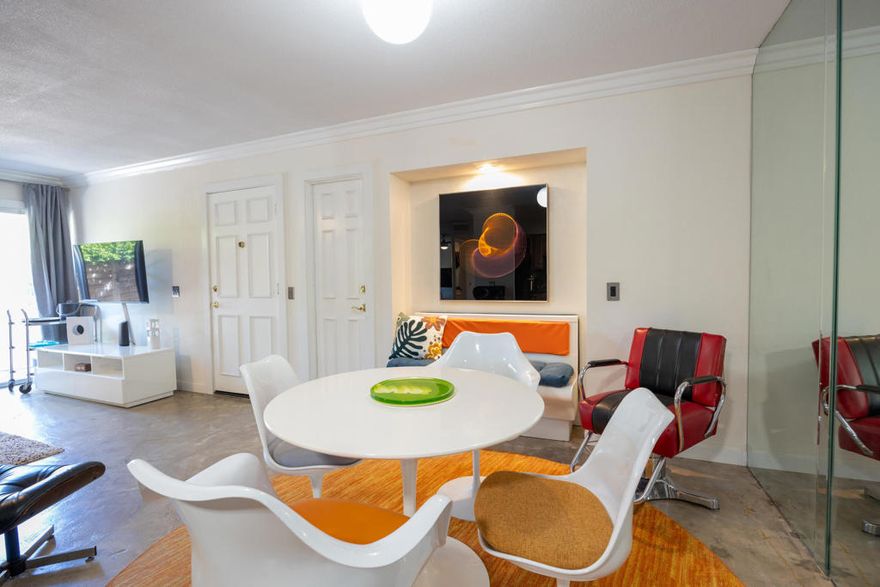 Rented Sept thru April 10 2026.  Available outside these dates.  Jet-Setter's Oasis in Palm Springs - 30-Day Minimum Rental Available Now!  $3000/mo May/June $2200/mo July thru Oct High Season $3800/mo.  Ask about other times and rates.  No annual leases available.Step into the ultimate desert escape in the heart of Palm Springs, the legendary getaway destination for presidents, Hollywood icons, and jet-setters alike. This stunning 2-bedroom, 2-bathroom condo is available for monthly rentals with utilities included with a monthly cap, offering the perfect mix of luxury, convenience, and breathtaking scenery.   At night Experience breathtaking views from your private patio, where the mountain tram glides gracefully across the landscape. Imagine unwinding with a glass of your favorite wine or savoring a well-earned bourbon as the city lights twinkle below and the tram makes its serene journey--an inspiring sight that never gets old.Just steps from downtown, you'll have easy access to world-class dining, shopping, and entertainment in a city that has long been a playground for the elite. From Frank Sinatra to U.S. presidents, Palm Springs has been the go-to retreat for those seeking sunshine, relaxation, and style.Designed with a jet-setter lifestyle in mind, this condo features an attached garage, spectacular views of the San Jacinto Mountains, and a private backyard oasis. Unwind under the swaying palm trees, soak in the vibrant landscaping, and relax on two spacious patios--the perfect setting for entertaining or simply soaking up the desert vibes.Live like the legends who have vacationed here before you and experience Palm Springs in style. Your luxury extended stay awaits--reserve today!