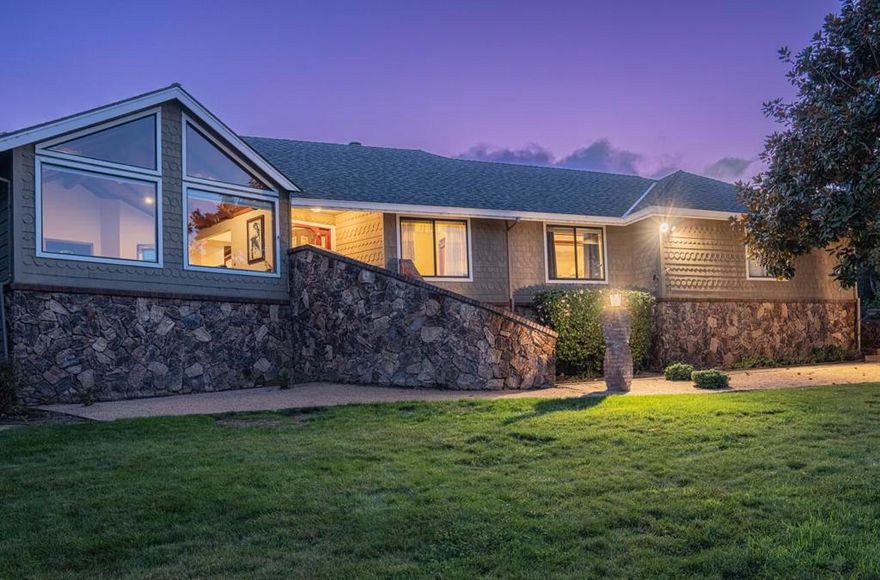 Welcome to this serene country retreat at the foothills of the Salinas Valley. Located off scenic Pine Canyon Road, this single-story 4 bed, 2 bath, 2,204 SF home sits on 2.5 acres of mostly usable land. Enjoy soaring wood-vaulted ceilings, expansive picture windows, and panoramic views of the Salinas Valley and surrounding mountains from nearly every room. The inviting interior features hickory flooring, an updated kitchen with granite counters, stainless steel appliances, and bright white cabinetry, plus both a living and family room. French doors open to a sunny deck and sitting area perfect for relaxing or entertaining. Additional highlights include a large garage with ample storage and a 2018 roof. The property offers room for toys, animals, or a possible ADU/extra garage (buyer to verify), along with a fenced corral with two stalls and a water trough. Just minutes from Salinas and the Monterey Peninsula, this home offers rural tranquility with convenient access to town. L/A did not measure lot/home or verify schools