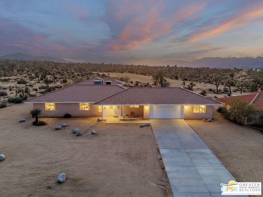 LOCATION LOCATION LOCATION...end of the cul-de-sac with open land on 3 sides with expansive views! One of the best streets in desirable Western Hills Ranchos.  Connected to the sewer no septic. Two homes here. Main home in front features 3 bedrooms 2 baths. Upgraded kitchen. Large living room with fireplace. Extra room for office or possible 3rd car garage. ADU is 1 bed 1 bath with good sized living room and an extra room off the living room could be an office. Upgraded kitchen here as well. Plenty of yard space for pool or spa. Perfect for the extended family or live in one and rent out the other! PRICED RIGHT...CHECK THE COMPS. A complete set of photos later today.