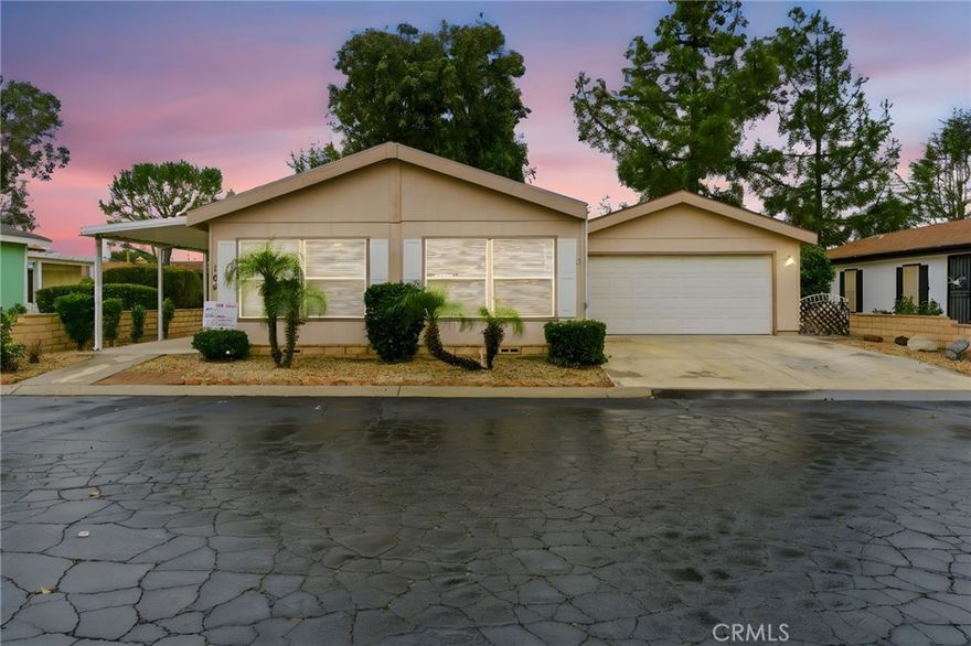 HERE YOU GO SENIORS, AFFORDABLE RARE 2 BEDROOM AND A DEN THAT CAN BE USED AS A THIRD BEDROOM FOR VISITORS ON WEEK-ENDS, 2 FULL BATHROOMS IN DESIRABLE MOUNTAIN SPRINGS 55+ COMMUNTIY.NICE KITCHEN WITH BUILT-INS DINING AREA, DIRECT ACCESS FROM THE 2 CAR GARAGE TO THE HOUSE, PLUS LONG DRIVEWAY FOR ADDITIONAL PARKING.THE MASTER BEDROOM, HAS A MASTE BATHROOM THAT FEATURES A SEPARATE INCLOSED SHOWER AND A SAFE-STEP WALK-IN BATHTUB, IDEAL FOR SENIORS FOR EASY ACCESS.THE BACK YARD HAS AN ENCLOSED PATIO WITH GARDENING.THIS VERY DESIREABLE MANUFACTURED HOME IN THIS MOUNTAIN COMMUNTIY OFFERS FEATURES SUCH AS A CLUBHOUSE,SWIMMING POOL,TENNIS COURT.THE BEST FEATURE OF ALL, IS THE PRICE,SELLER IS VERY MOTIVATED.THIS RARE HOME WAS BUILT BRAND NEW IN 2005.PLUS ADDITIONAL OCCUPANTS ALLOWED AGE 18 AND OLDER.BUYERS, AGENTS, PLEASE USE YOUR OWN DUE DILIGENCE, NO IMPLIED WARRANTIES, NO GUARANTEES AS TO THE CONDITION OF THE PROPERTY GIVEN BY THE SELLER.PICTURES TO FOLLOW.