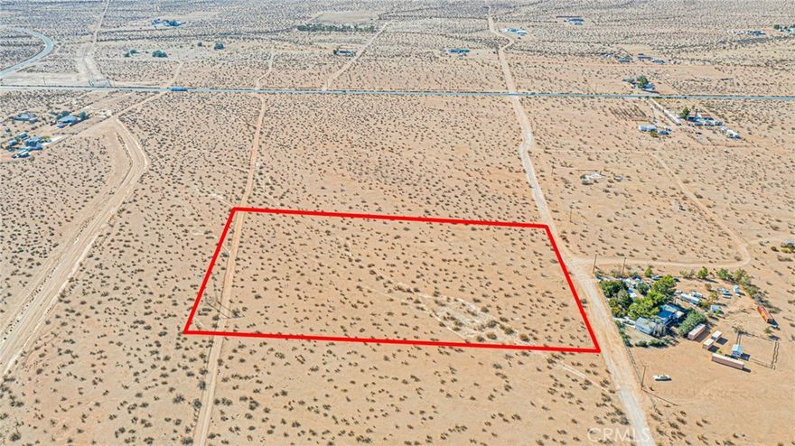 5 acres north of the North Apple Valley Industrial Specific Plan area.  Property is currently zoned residential, Water and power is close.