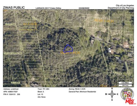 Photo of 0 b/w ortiz Ln and Quito, Los Angeles, CA 90077 (MLS # 25491933)