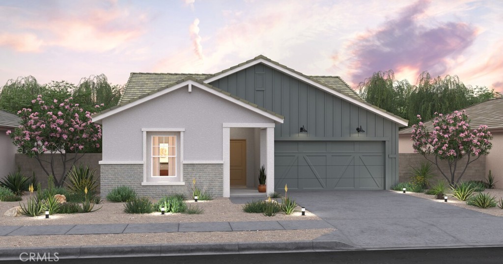 Welcome to Monterosa, a vibrant community where luxury and everyday convenience come together, just minutes from dining, entertainment, and outdoor recreation. The Goldenrod plan is a beautifully designed single-story home featuring 4 bedrooms and 2 baths in a spacious, thoughtfully crafted layout. At its heart, the chef-inspired kitchen boasts modern Grey cabinetry, Arctic White quartz countertops, premium stainless-steel appliances, and a generous center island perfect for casual meals, entertaining guests, or morning coffee conversations. The open design flows seamlessly into the great room and dining area, creating a bright, inviting space ideal for both daily living and special gatherings. The split floor plan ensures privacy, with the luxurious primary suite tucked away in its own wing, complete with dual vanities, a glass-enclosed shower, and a walk-in closet for ultimate comfort. Three additional bedrooms offer versatility for family, guests, or a home office. Designer upgrades such as luxury vinyl plank flooring, stylish bath finishes, and energy-efficient features elevate the home’s appeal. The Goldenrod plan home combines style, function, and comfort an exceptional opportunity to make Monterosa your home.***Prices subject to change.