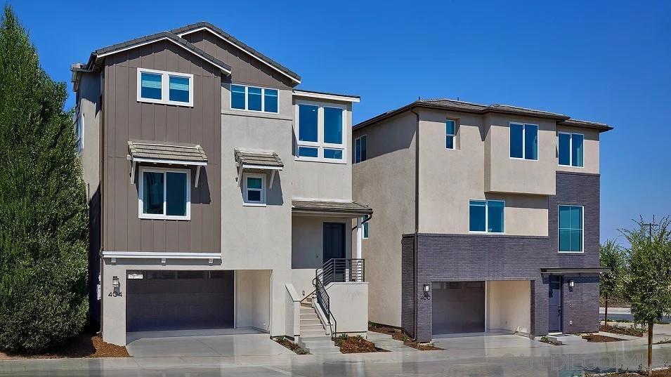 The first floor of this new three-story home is host to a bedroom with an en-suite bathroom, providing the ideal place for a guest suite or office space. On the second floor, an open-concept layout features convenient access to the balcony, great for everyday entertaining and multi-tasking. On the third floor are three additional bedrooms, including the luxe owner’s suite with a spa-inspired bathroom, dual walk-in closets and private deck access. Apex is a new collection of single-family homes now selling at the master-planned community of The Hill District in San Marcos, CA. Homeowners will enjoy access to great future amenities, such as a recreation center, sparkling swimming pool, parks and trails. It also enjoys a great north county location close to freeways for easy commutes, local shops, eateries and entertainment. The Hill District is a master-planned community offering three brand-new collections with single-family and attached homes, now selling in San Marcos, CA.