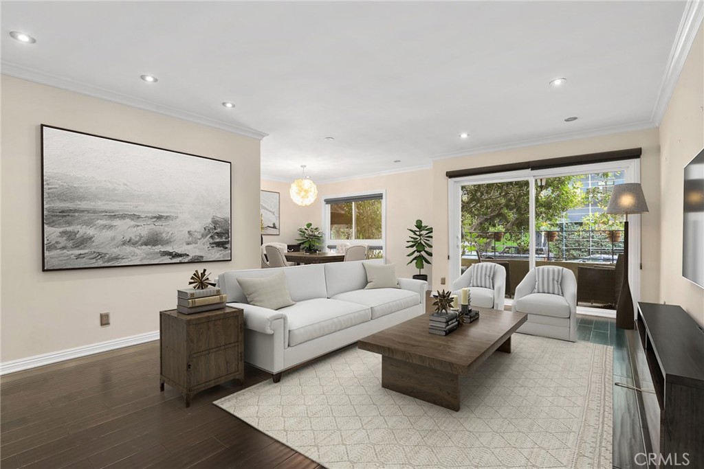Welcome to your West Hollywood retreat at 1203 N Sweetzer Ave #118 within beautiful Villas Las Brisas, a stylish 1-bedroom, 1-bathroom condo offering comfort, convenience, and modern touches in one of LA’s most vibrant neighborhoods. The bright living area opens to a shaded front balcony facing lush greenery, perfect for morning coffee or evening relaxation. Inside, you’ll find engineered wood floors, a striking Murano chandelier, and a beautifully tiled bathroom with both a soaking tub and a separate shower stall. The kitchen features stainless steel appliances, a brand-new sink, plenty of prep space to inspire your cooking, and a built-in desk with plenty of storage for creative inspiration. The dual paned windows throughout and slider to the balcony are accented by custom shades perfect for privacy and insulation. The spacious bedroom has a luxurious walk in closet with built-in cabinetry, shelves and racks.
This home comes with programmable central AC and heat, a dedicated parking space in the gated subterranean lot which is conveniently located near the elevator, and access to great community amenities including a gym, sparkling pool, BBQ area, and a welcoming lobby. Monthly HOA dues include premium cable (HBO Max, Showtime), high speed internet, water and earthquake insurance.
Nestled in the heart of West Hollywood, you’re just moments from Sunset Boulevard, Santa Monica Boulevard, and Melrose Avenue, giving you easy access to world-class dining, nightlife, and shopping. Enjoy brunch at Zinqué or Dialog Café, shop the boutiques along Melrose, or catch a show at the legendary Troubadour—all within minutes of your door.
Experience the best of city living in a private, stylish setting - welcome to your new home!