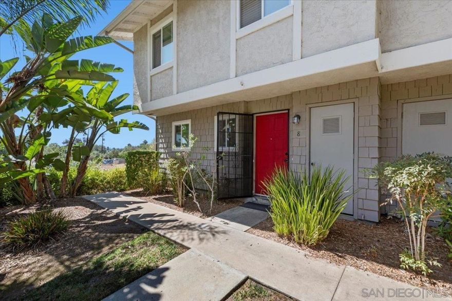 Upgraded end-unit 3-Bedroom Townhome in Vista Ladera! This 1,452 sq. ft. home features a new kitchen with sleek quartz countertops,  LVP flooring throughout, brand-new windows and a wonderful sunny and private patio.  Upstairs you’ll find a convenient full-size laundry closet, while the home also offers a one-car garage with roll-up door plus an additional designated parking space. This friendly community offers a sparkling pool and relaxing spa!