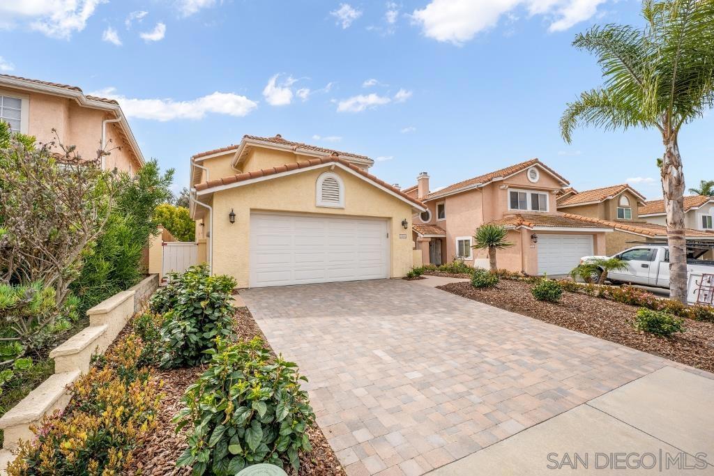 This beautifully remodeled, sought-after Villa Trinidad home is situated in a prime location, offering nice park views and direct access to the park, which the HOA beautifully maintains. This 4-bedroom, 3-full-bath house features a High cathedral ceiling with tons of natural light. Entry-level bedroom with full bath. Huge master's suite with a fireplace and overlooking views of the park. Recent upgrades include new flooring on the upper level and stairs, new interior and exterior paint, and custom blinds. Epoxy garage flooring, paved driveway, the new landscaping, and more! The Seller made lots of remodeling and upgrades recently, the new kitchen counter top, paver driveway, epoxy garage flooring, custom window covering, new HVAC, gutter, New upper level flooring, patio door, exterior & interior paint and new landscaping and more.