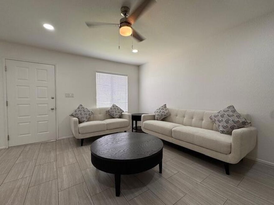 A delightfully immaculate two-bedroom, one bath recently remodeled condominium is located inside Indian Palms Country Club. Inside this ''end'' unit is light and bright and nicely decorated home. Primary bedroom has a king-size bed, ceiling fan, and wall mounted television. Kitchen comes with a new stainless-steel stove, refrigerator, and dishwasher. This condominium also comes with an all-in-one washer dryer. This guard-gated community offers a wealth of amenities, including a Lifestyle Center with a gym, tennis, pickleball, bocce ball, and a 27-hole golf course (with fees). Residents also enjoy access to the clubhouse, restaurant, and bar, adding to the vibrant community lifestyle. Plus, you are just a short drive from shopping and fine dining options. Ready to move in and enjoy everything this home and community have  to offer. Do not miss out on the opportunity to make this your long-term home!