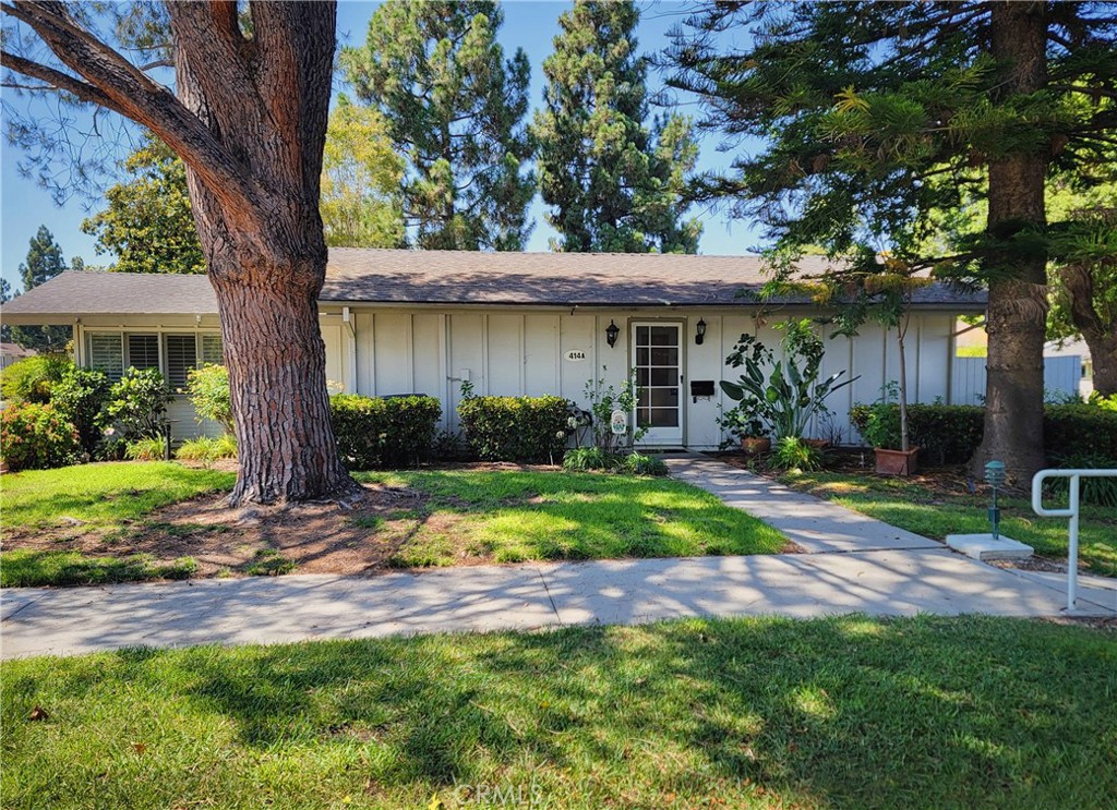 Cottage Style one level home with no steps! Welcome to this beautifully upgraded San Sebastian end-unit tucked away on a peaceful cul-de-sac in the desirable 55+ community of Laguna Woods. This 2-bedroom, Jack-and-Jill bath home blends cottage charm with contemporary style.
Thoughtfully renovated, this home features central A/C, in-unit washer and dryer, and GE Profile stainless steel appliances including a double oven, refrigerator, dishwasher, and microwave. Warm bamboo wood floors flow throughout, complemented by solid knotty alder interior doors and smooth ceilings.
The redesigned Jack-and-Jill bath boasts a skylight, a spacious tiled shower with a low profile entry, modern vanities, and distinctive fixtures. The inviting kitchen offers rich wood cabinetry, ample storage, a farmhouse sink, granite countertops, recessed lighting, and a seamless connection to the living room—perfect for entertaining.
Both bedrooms are enhanced with plantation shutters, and every detail has been curated for comfort and style.
Enjoy the best of Laguna Woods living in this cottage-style retreat at the heart of the Village—close to amenities, yet quietly removed from the bustle of modern city life.