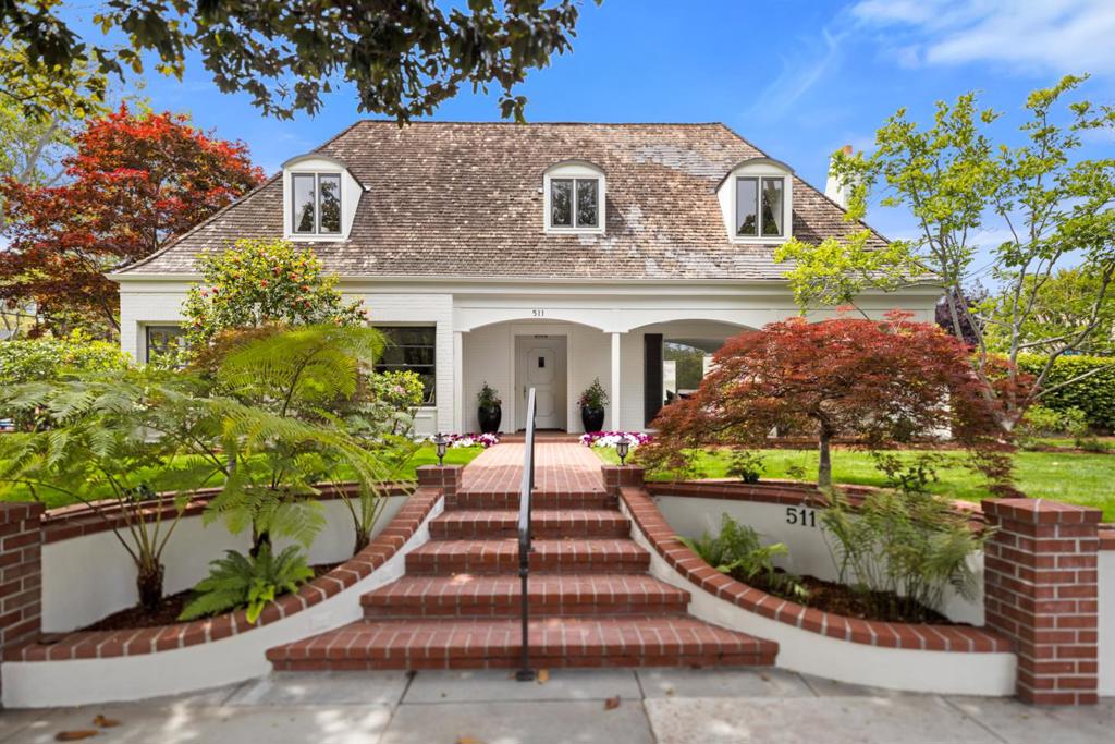 Two-story Cape Cod on a beautiful tree-lined cul de sac in the heart of Old Palo Alto. Flushed in charm and natural light, this wonderful home includes a front covered porch, formal entry, generous living room with fireplace, formal dining room with access to rear yard, handsome open eat-in kitchen and family room, and a first-floor office (or 5th bedroom) and elegant bathroom. The upstairs boasts 4 bedrooms consisting of the primary bedroom with large walk-in closet and balcony, 3 additional bedrooms with lovely coved dormer windows, and an additional family room with access to balcony that overlooks the expansive rear yard with two patios and a putting green. A gorgeous 1 bedroom, 1 bath ADU, a 4-car garage, and an unbeatable location close to everything Palo Alto and Stanford have to offer. Fantastic neighborhood schools (Walter Hays Elementary, Greene Middle, Palo Alto High) complete the appeal. Live in it, renovate it, or rebuild!