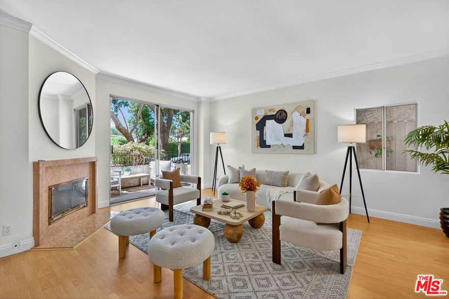 Welcome to Santa Monica's coveted Sunset Park neighborhood! This bright and spacious townhome is  freshly staged with brand-new carpet and paint. Unlock the possibilities in this move-in ready 3 bed, 2.5 bath home that offers exceptional value with timeless vintage charm. Step into the sun-drenched living room, where sliding glass doors open to a generously sized front patio perfect for sipping your morning coffee, catching ocean breezes, or entertaining under the stars. A cozy gas fireplace anchors the space, creating a warm and inviting ambiance that's easy to make your own. Upstairs, all three bedrooms are spacious and light-filled with ample closet space. The primary suite is a true retreat, featuring soaring vaulted ceilings, a walk-in closet, ensuite bath, and a private front-facing balcony ideal for relaxing after a long day. Additional highlights include two side-by-side secured parking spaces, private storage in a secured room, and zoning to the top-rated Grant Elementary School. Set on a charming tree-lined street dotted with towering pines, this home is just a short stroll to Trader Joe's and the vibrant shops, cafes, and restaurants along Pico Blvd, with easy access to Ocean Park and Santa Monica's iconic beaches. Don't miss this rare opportunity to create your dream home in one of Santa Monica's most sought-after neighborhoods.