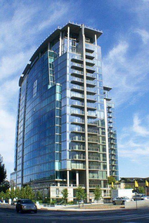 --SEE VIDEO WALK-THROUGH LINK-- * Live at The Axis High-Rise! Upscale, Urban Condo Living at the Heart of Downtown San Jose! * 2 Open Bedrooms on Upper Floor (or Use 1 as Extra Living Room), 1.5 Baths, 1,657sf, 2-Story Unit * Hardwood Throughout with Amazing Views! * Gourmet Kitchen Features Granite Slab Counter, Maple Cabinetry, Stainless Steel Appliances, Bar Seating! * Master Bath with Shower Over Tub, Ceramic Tile Floors, Plenty of Cabinets; Full Size Washer & Dryer! * Minutes to the Airport, Walk to San Pedro Square, Lightrail, SAP Center, Farmers Market, Google Village! * Pool, Spa, Gym, BBQ/Outdoor Kitchen, Clubhouse and Lounge, with Concierge / Security Service 24/7 * HOA, Water, Garbage, Refrigerator, Washer/Dryer All Included! * City Lights and Mountain Views! Submit Pet Request!