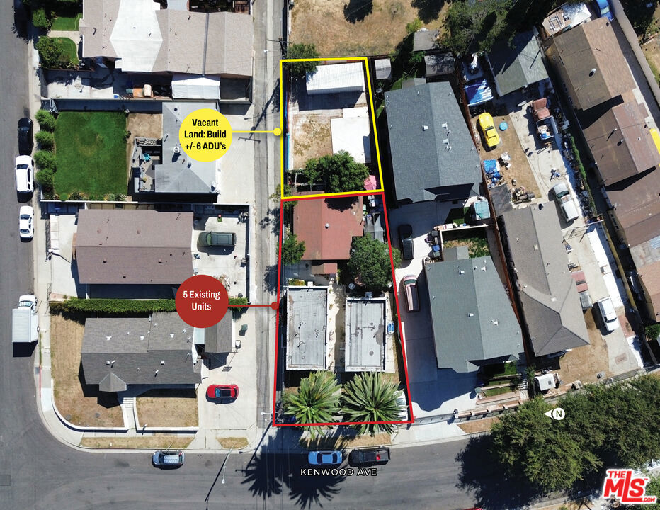20414 Kenwood Ave is a five-unit multifamily property located in unincorporated Los Angeles County, carrying a Torrance address. Built in 1925, the property features one detached two-bedroom, one-bath bungalow and two additional detached bungalow-style buildings, each with two units (three studios and one one-bedroom, one-bath), totaling 1,889 square feet of living space. The buildings sit on a7,542-square-foot corner lot zoned LCR2*, with approximately 3,000 square feet of vacant land at the rear and alley access. This open space is ideally suited for the addition of up to five ADUs plus one attached, Junior ADU. The rear lot is currently improved with a 25x10x10 storage container and two concrete pads, with utilities already stubbed to the site. Strategically located in the South Bayan area experiencing rapid growth and redevelopment this property presents a rare opportunity for investors, developers, or owner-users to unlock significant value. With multiple paths for expansion and income growth, it offers both immediate utility and long-term upside.