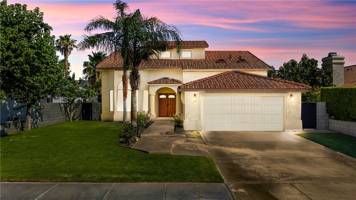 Welcome to your private resort-style retreat in the heart of Cathedral City! This beautifully updated 3-bedroom, 2.5-bath single-family home spans 2,298 sq ft on a generous 8,276 sq ft lot, offering modern upgrades, flexible living spaces, and an incredible outdoor escape.
Step inside to soaring ceilings in the entry and living room, flooding the home with natural light and creating a welcoming, open feel. The renovated kitchen and bathrooms showcase stylish, contemporary finishes, while the primary suite offers the perfect retreat with a soaking tub, separate shower, and dual sinks. Luxury vinyl flooring, dual-zoned air conditioning, and thoughtful updates throughout ensure comfort and efficiency.
Upstairs, a spacious open living area provides the perfect spot for a home office, media room, or lounge, while a bonus room offers even more flexibility—ideal for a gym, hobby space, or guest room.
Outdoors, your private backyard oasis awaits. Cool off in the sparkling saltwater pool, unwind in the spa, or entertain under the expansive covered patio with impressive high ceilings. A shaded gazebo and lush, mature greenery surround the space, creating a secluded haven for relaxation or gatherings.
Situated in an exciting, growing part of Cathedral City, you’re within walking distance to Panorama Park, home to tennis courts, a dog park, covered playground, basketball and volleyball courts, and open green space. Just minutes away, the revitalized downtown offers shopping, dining, and entertainment.
Whether for year-round living or as a luxurious getaway, this home delivers the perfect balance of style, comfort, and resort-inspired amenities.