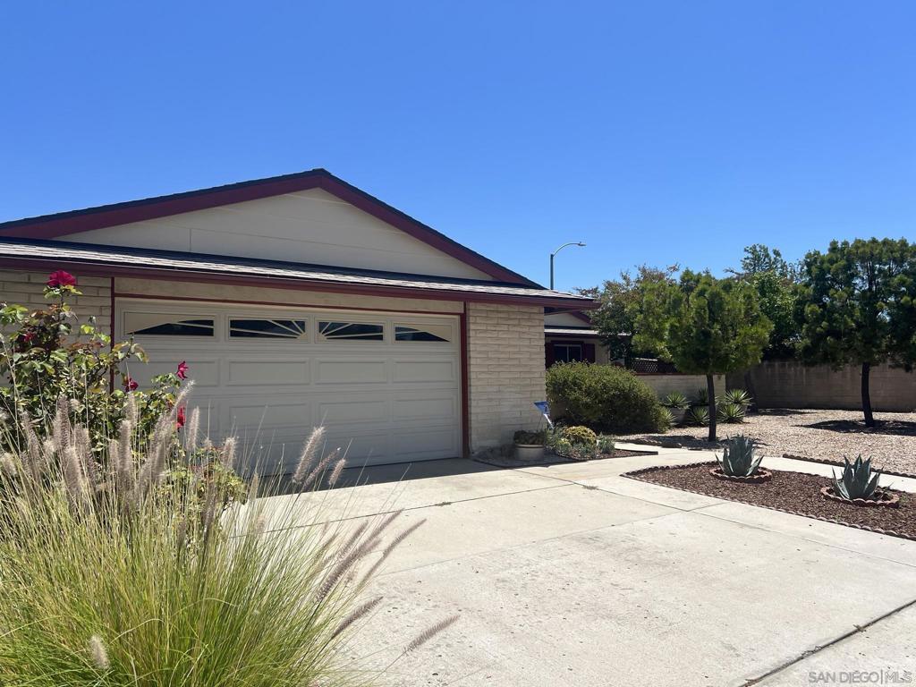 Nicely upgraded Single Story 3BR 2BA 2CAR house in Santee. As you enter the house, you'll notice the spacious kitchen and dining area with newer Kitchen appliances including a Stainless Steel refrigerator, gas range, microwave, oven, and dishwasher, the living room and formal dining area overlooks a spacious private and flat backyard that's ideal for those weekend gatherings. All the bedrooms have decent size storage closets and have newer ceiling fans and light fixtures. The house features a newer air conditioning system, dual pane windows and sliding doors and a newer solar system. The 2 CAR garage connects to the house through a breezeway and has full size washer and dryer. Great location, close to the Santee Lakes, Shopping, Schools, and major freeways including HWYs 52, 125, and 67. A $150 additional payment will be added to the rent to partially offset the loan repayment of the installed solar panels (total monthly rent $3,850)