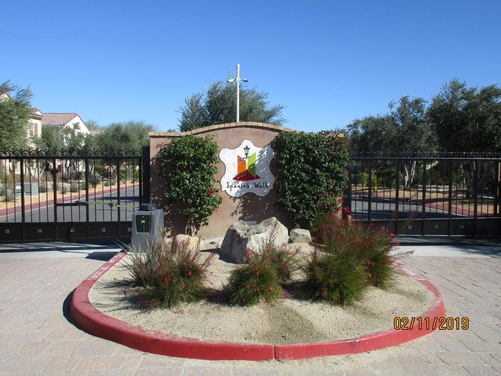Looking for that really hard to find newer UNFURNISHED large newer 2 bedroom 2 bath ground floor condo ( no stairs) with attached 2 car garage in the very desirable gated community of Spanish Walk close to everything? Minutes to Acrisure arena, Eisenhower hospital, Aqua Caliente Casino ! Freeway close! This is also one of the very few communities in Palm Desert that has Imperial Irrigation District for utilities which means savings on your utility bills! That's a big deal in the Summer! One very small pet ( under 15 lbs) MAY be considered with pet deposit. Maximum of 2 vehicles which can fit in large garage. Applicants must have good credit and job history. .Small patio but no fenced yard. Spectacular swimming pool and small gym for you to enjoy Mini parks. Stainless steel new appliances and granite counter tops in kitchen. Tile in all rooms except carpet in bedrooms. Home is immaculate! Avail Aug.1,2025 . One year or longer lease. Hurry this will go fast!