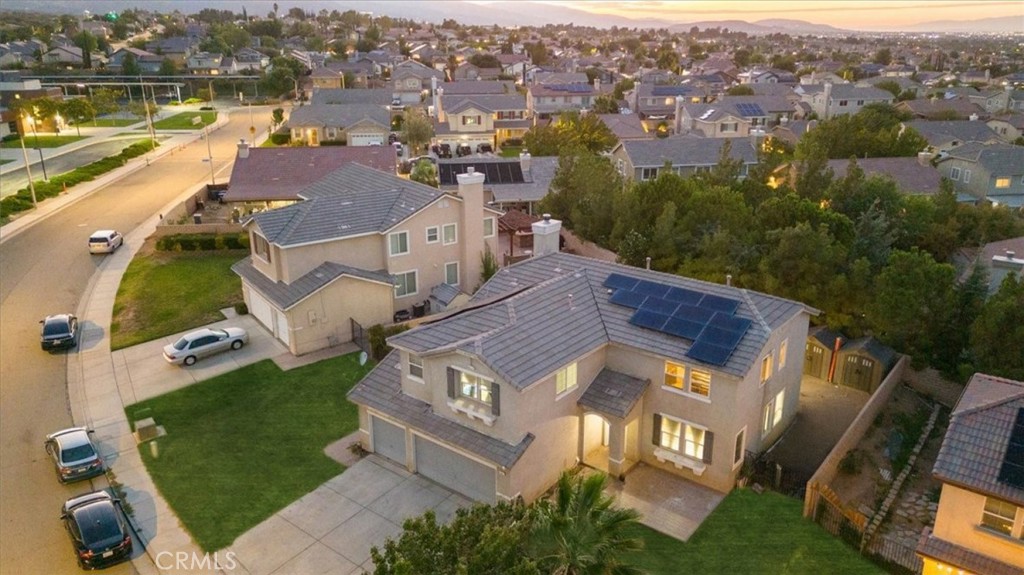 Welcome to 3609 Ponderosa Way! This stunning two-story Palmdale home offers 6 bedrooms, 3 bathrooms, and 2,839 sq. ft. of stylish and functional living space — perfect for today’s modern lifestyle.
BIG BONUS: The solar panels will be PAID OFF at close of escrow, giving the new owner major long-term savings on electric bills! That means you can move in and start enjoying the benefits of energy-efficient living right away.
Step inside and you’ll be greeted by an open, inviting floor plan with bright and spacious living areas — ideal for entertaining, family gatherings, or just relaxing at home. The chef-friendly kitchen flows effortlessly into the dining and family rooms, making it the true hub of the home.
Upstairs, you’ll find comfortable bedrooms for everyone, including a generous primary suite that serves as your private retreat. With six bedrooms, there’s space for family, guests, a home office, or even a fitness room — the possibilities are endless.
Outside, a two-car attached garage adds convenience, while the prime location near schools, parks, shopping, and commuter routes means everything you need is just minutes away.
With space, style, and big energy savings thanks to paid-off solar panels, this home is a rare find you won’t want to miss!