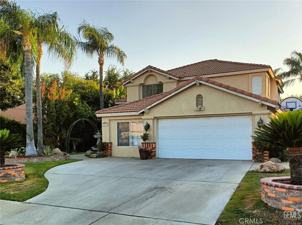 Beautifully maintained home nestled in a quiet, family-friendly neighborhood in southwest Bakersfield. This charming residence offers the perfect blend of comfort and style with 4 spacious bedrooms, 3 bathrooms, and a generous open-concept living area filled with natural light. The modern kitchen features updated appliances, ample cabinet space, and a breakfast bar that opens into the cozy family roomperfect for entertaining. Step outside to a beautifully landscaped backyard with a covered patio, ideal for relaxing evenings or weekend gatherings. Conveniently located near schools, shopping, parks, and dining, this move-in ready home offers the best of Bakersfield living. Don't miss your opportunity to own this gem with a pool! A non permitted garage conversion to a bedroom.