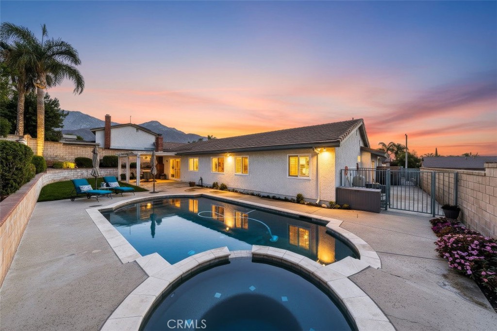 Welcome to 6450 Sard Street in Rancho Cucamonga — the single-story dream home you’ve been waiting for!
Tucked away on a quiet cul-de-sac in one of Rancho Cucamonga’s most desirable neighborhoods, this rare find offers spectacular mountain views, a sprawling 10,000+ sq. ft. lot, and the kind of privacy and breathing room that’s nearly impossible to come by in today’s market.
From the moment you arrive, pride of ownership is undeniable. Step through the double-door entry into nearly 2,000 sq. ft. of pristine living space, featuring a formal living room, formal dining room, vaulted and beam ceilings, and a warm family room with fireplace that flows seamlessly into the spacious granite kitchen — an entertainer’s dream.
The primary suite includes its own en-suite bath, while three additional bedrooms give you the flexibility for family, guests, or office space.
Step outside, and the backyard becomes your personal resort: a sparkling PebbleTec pool and spa, a covered patio perfect for outdoor dining, and plenty of space to relax, entertain, or soak in those incredible views.
Upgrades and features include:
• Three-car attached garage with epoxy floors & built-in storage
• Plantation shutters & Millguard double-pane windows throughout
• New concrete entryway, new front-yard sod, and drip system (2023)
• Fresh exterior paint & trim (2022), new interior garage paint (2025)
• New water heater, new garage door opener (2025), new Hayward automatic pool vacuum (2025), new dryer (2024)
• Tile roof, paneled bedroom doors, granite counters
• No HOA, no Mello-Roos
And yes — it’s all located in the highly acclaimed Cucamonga School District, making it the ultimate combination of location, amenities, and lifestyle.
This home checks every box: single-story, cul-de-sac, views, a pool & spa, three-car garage, endless upgrades, and no extra fees. Pride of ownership radiates in every corner — this is the definition of move-in ready.
Don’t miss your chance to make this rare Rancho Cucamonga gem your own.
