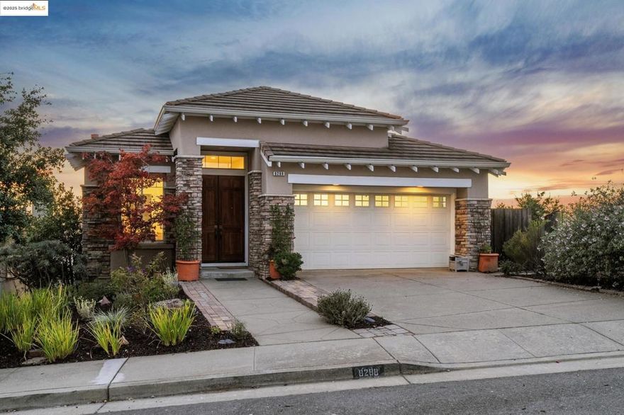 Where Every Sunset Feels Like a Celebration! Dreaming of romantic sunsets and endless views? There’s no need to dream any longer. Welcome to your private retreat in the prestigious, gated community of Bayview — a stunning blend of modern luxury and natural tranquility, where the San Francisco Bay glitters in the distance and every evening sky paints a new masterpiece. This 3 bed, 2.5 bath home features a modern cook's kitchen with induction range, updated bathrooms, a family room with bonus space, a large outdoor deck, a fireplace, sliding doors to a deck off the dining room for fabulous entertaining options. You will love the endless views. The home has been updated and it shows. You won't want to miss the lovely back yard complete with a firepit and plenty of room to garden. There is a large basement with multiple rooms and a 2 car garage.  You will find all of this just minutes away from freeways, regional parks like Anthony Chabot for hiking and biking, and nearby shops and restaurants. You’ll love the balance of peaceful hillside living and easy access to everything you need. Come see for yourself — and imagine celebrating Thanksgiving and the holidays here. Once you arrive, you may never want to leave. Views:  Downtown