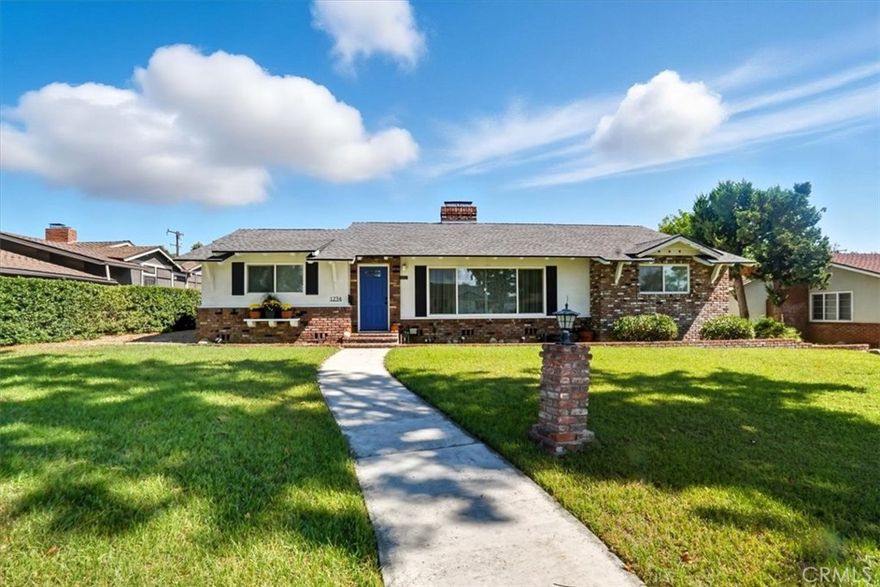 Need an ADU? Welcome to 1234 N Laurel Ave in Upland! This awesome multi-generational home has it all! The home features easy care laminate flooring, a beautifully updated kitchen with gleaming granite counters, abundant cabinets with soft close doors and drawers, all stainless Samsung appliances including a 5 burner gas range with convection oven, built in microwave & stainless tub dishwasher. There are two updated fireplaces in the living room & family rm. The bathrooms have all been updated with beautiful tile showers, flooring & granite counters. There is a detached ADU/Mother-in-law suite with separate access that features a kitchenette and bath room with a step-in tub & large walk-in closet space that would make the perfect place for an elderly parent or grandparent to have their own space. Above the garage you will find a studio apartment room with its own access and features a remodeled 3/4 bath-a perfect place for the college student to have their own privacy or it could be a great art studio. The seller recently completed exterior paint, a new 50 year roof & new aluminum patio cover for relaxing out in the rear yard. This awesome home is located close to shopping & local restaurants.