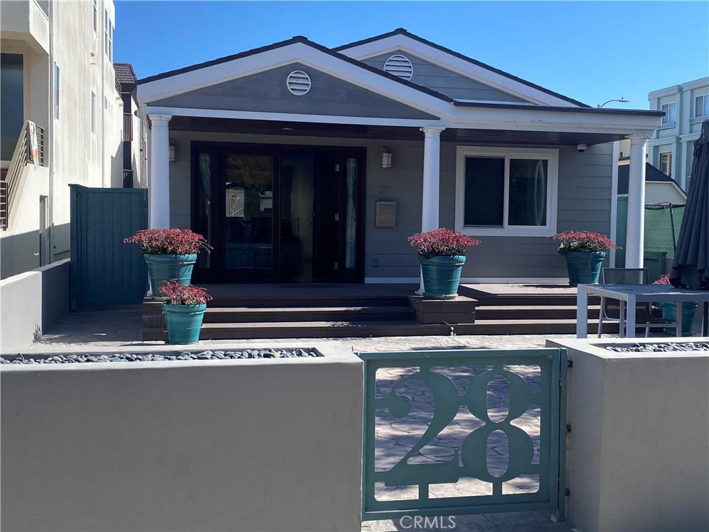 Immaculate Custom Built FRONT HOUSE Located on a Quiet and Charming Walk Street in the Desirable Hermosa Beach Sand Section. Located 1/2 block from The Strand. High End and Charming 2 Bedroom 1 Bath Home with Large Front Patio Offering Ocean Views. Hardwood Floors and U-Line Appliances Throughout. 2 Car garage with EV charger and Alley Access plus one Additional Covered Parking Space. Washer and Dryer Located in the Garage along with an Additional Full Bathroom Perfect for Entertaining. Outdoor Shower and Enclosed Rear Patio for all your beach needs. This Beautiful Home and Location is an Absolute Must See!
PHOTOS ARE STAGED. DO NOT DISTURB TENANTS; AVAILABLE FOR SHOWINGS BEGINNING AUGUST 1st; NO EXCEPTIONS