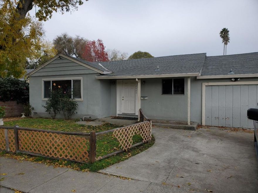 Quiet, tree lined street.  This little bungalow is waiting for a buyer to bring it to life.  Clean, with an expansive, fenced back yard.  Nice floor plan, and sunny location may make this a good investment.  Bring your contractor!