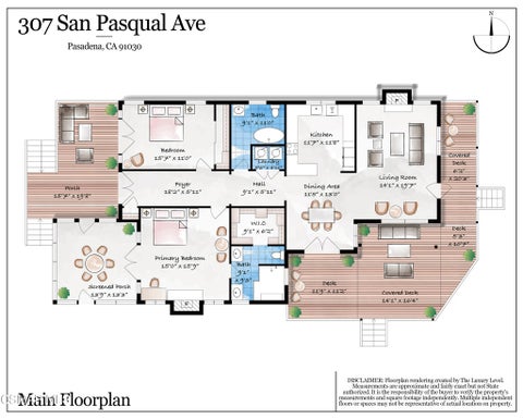 Tiny photo for 307 San Pasqual Avenue, South Pasadena, CA 91030 (MLS # 226004951)