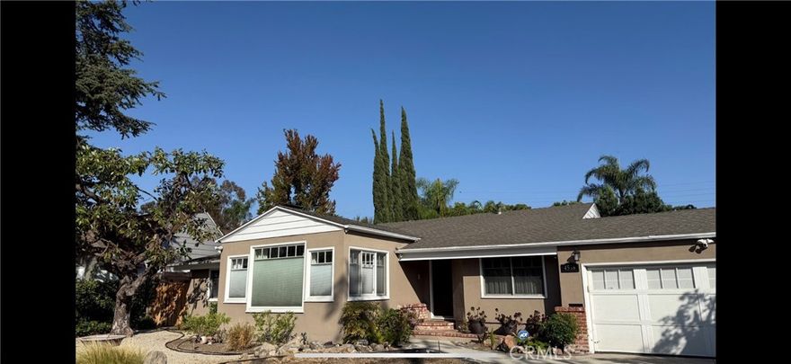 Welcome to your private retreat in the heart of Studio City. This gated single level 5 bed, 4.5 bath Ranch-style home sits on a quiet tree-lined street in prime Studio City. Enjoy over 3,300sq.ft. of open living space, with hardwood floors, large windows and natural light throughout. The chefs kitchen features custom cabinetry, granite counters, a Thermador range and stainless steel appliances. Spacious primary suite includes a fireplace, walk-in closet and spa-like bath. Additional bedrooms provide flexibility for guests, a home office or gym. Outside relax in a resort style yard with pool, spa and multiple lounging areas surrounded by mature landscaping. Complete with a two car garage and driveway. Nestled on a quiet tree lined street just minutes from Ventura Blvd. and top rated schools, this home feels like a peaceful getaway within the city.