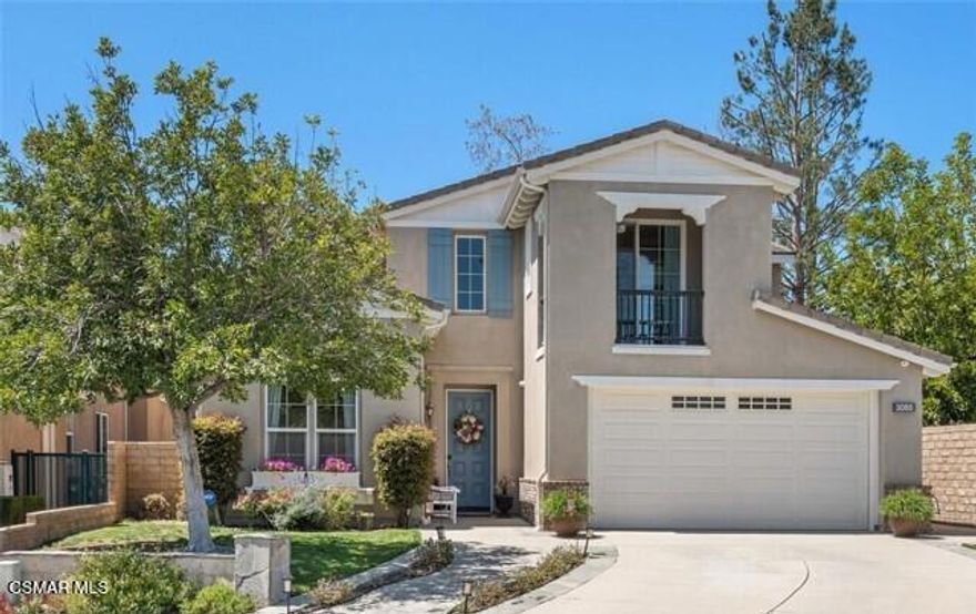 This 2 story home is a former model in Big Sky. The property boasts 4 bedrooms, 3 baths, a large patio area to relax and enjoy the outdoors. plus a 3 car tandem garage with storage. Enjoy the open floor plan with one bedroom downstairs,  plantation shutters and kitchen with modern updates that include stainless appliances, granite counters and a central island. Washer/dryer and wine fridge included.