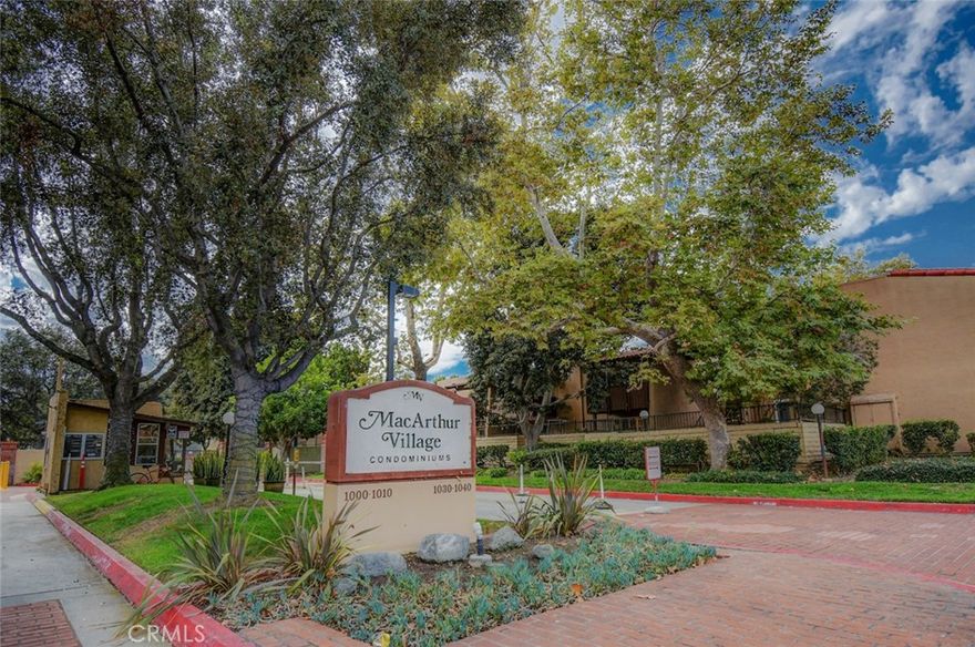 Great lower MacArthur Village unit in move in condition; no stairs and 2 parking spots.  This lovely end-unit condo offers a spacious living room, dining area combo; kitchen w/walk-in pantry; the complex offers all sorts of amenities including 24/7 on site guard; basketball court; tennis courts, pool/spa, clubhouse and BBQ area; MacArthur Village offers a resort style living in the beautiful South Coast Plaza area.  You are walking distance to award-winning Segerstrom Center of the Arts; South Coast Repertory and prestigious South Coast Plaza with world-renowned shopping.  You are strategically located near all major freeways 405, 55, 73, and 5 freeways and 15 minutes to the beach.  This is not just a beautiful home; it is a lifestyle. Association covers water, trash, guard gate and all outside maintenance and the common areas are kept impeccably.