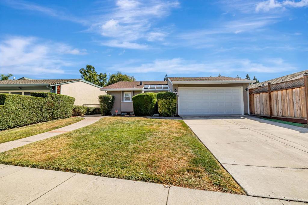 Welcome to this charming 3-bedroom, 2-bathroom home located in the heart of Blossom Valley in San Jose. Spanning 1,207 square feet, this residence offers a comfortable and inviting living space. Fresh paint was recently done throughout the interior of the home. The kitchen is equipped with modern appliances and plenty of cabinetry, ideal for cooking and gathering with loved ones. Enjoy the convenience of a dedicated dining area that adds to the home's warm atmosphere. The living room features a cozy fireplace, high ceilings and an ample amount of natural lighting. Additional amenities include central forced air heating and ceiling fan cooling, ensuring year-round comfort. The home boasts beautiful flooring throughout, adding elegance to every room. The property also offers a spacious 2-car garage with a recently epoxied floor. Step outside to the spacious backyard for some relaxation or bbq with friends and family. Centrally and conveniently located near highway 85 & 87, freeways 101, 680, & 280. Minutes away from Westfield Oakridge Mall, Kaiser Santa Teresa Hospital, and many local shops and restaurants. Come check out this beautiful Home!