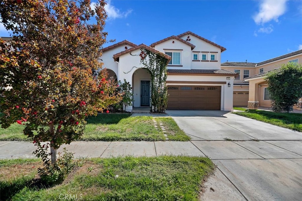 Willowalk Lovely 4 bedrooms 2.5 bath house with mountain views, gated community with lakes, tot lots, swimming pool & spa, close to shopping & school. Low Electric costs due to Solar system, Electric Car Charger on property.  Extensive upgrades throughout the house, Luxury Vinyl flooring, upgraded tiles, blinds, rain gutters, colored concrete backyard, manicured lawn, wired for fountain installations, upgraded cabinets in kitchen, granite countertops, S.S. appliances, tumbled marble fireplace, upgraded bathroom w/faux marble tops & much more.