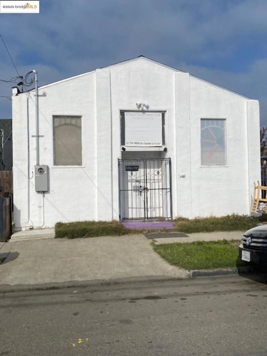 Property offers many possibilities. Most recent use was a church. Possible office use, child care, yoga studio, event space. 2 half bathrooms. Good natural light with high ceilings.
