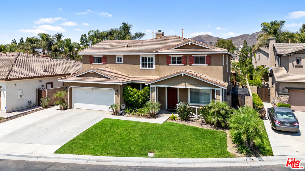 Welcome to 11501 Trailrun Ct, a beautiful 5-bedroom, 3-bathroom home in the desirable Montecito community of Riverside. With 3,257 sq ft of living space on a 6,970 sq ft lot, this home is perfect for both relaxation and entertaining. The open-concept design seamlessly connects the gourmet kitchen, which is equipped with modern appliances, abundant cabinetry, and a central island, to the spacious family room, creating an inviting atmosphere for hosting family and friends. Step outside to your private oasisa sparkling pool and spa, both enhanced by a state-of-the-art water softener and filtration system, ensuring the highest quality, clean water throughout the home and outdoor spaces. Whether you're enjoying a luxurious soak in the spa or simply relaxing by the pool, you can be assured of pristine, purified water. The spacious bedrooms, each with walk-in closets, are designed to provide ultimate comfort and convenience. The downstairs bedroom and full bathroom offer flexibility for guests or multi-generational living. The dedicated laundry room, coupled with an adjacent office/workstation area, provides a seamless balance between home management and remote work. Additional amenities include an attached 3-car garage with EV charging capability, making this home both practical and future-ready. Located in a quiet cul-de-sac within a secure, gated community, this home offers privacy and peace of mind. With easy access to top-rated schools, shopping, dining, and more, you'll enjoy both convenience and security. This home isn't just a place to liveit's a lifestyle. Whether you're hosting memorable gatherings, enjoying the tranquility of the neighborhood, or relaxing in your backyard oasis, 11501 Trailrun Ct offers everything you need to make every day extraordinary.