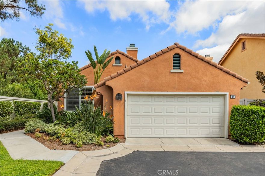 Welcome to this highly desirable single-story detached home in the sought-after Westpark community of Irvine. Charming and move-in ready, this 2-bedroom, 2-bathroom residence is tucked away in an interior tract on a desirable end-of-cul-de-sac location. This bright and inviting home features a seamless single level floor plan with new vinyl flooring in the bedrooms, refinished original flooring in the living and kitchen areas, and fresh interior paint. The upgraded kitchen boasts new cabinets, quartz countertops, some stainless steel appliances, and new sink, while both bathrooms have been updated with new vanities, mirrors, lighting, toilets, exhaust fans, and new plumbing plus custom shower with glass door in the guest bathroom. Additional highlights include recessed lighting, LED fixtures, a custom living room media cabinet with audio/video hookups, built-in garage shelving, a WiFi-enabled garage motor, and custom closet systems. Rare for this size home, the property offers a large private backyard plus an additional side yard, both improved with added concrete slabs and an automated sprinkler system in the large patio, perfect for entertaining and outdoor living. Direct access to a spacious 2-car garage completes the home’s thoughtful design. Residents enjoy resort-style amenities including a pool, spa, clubhouse, tennis courts, and beautifully maintained common areas. Ideally located in the heart of Westpark, close to award-winning Plaza Vista Elementary, local parks, shopping, and dining. Don’t miss this rare opportunity to own a fully upgraded single-level home in one of Irvine’s most desirable neighborhoods!